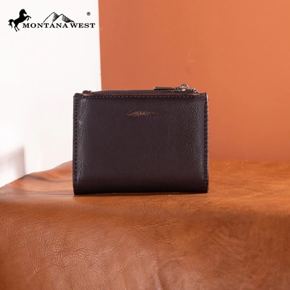 Montana West Embroidered Aztec Tote/Crossbody + Wallet Coffee - Picture 8 of 8